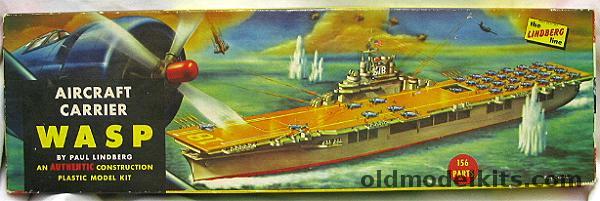 Lindberg 1/500 Wasp Aircraft Carrier, 705-198 plastic model kit